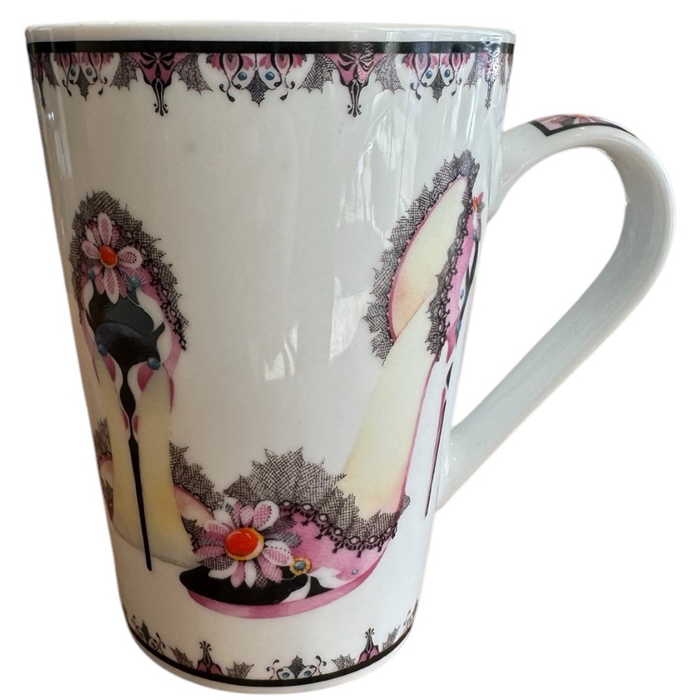 Pictura USA “Head Over Heals” Stiletto Mug 12oz